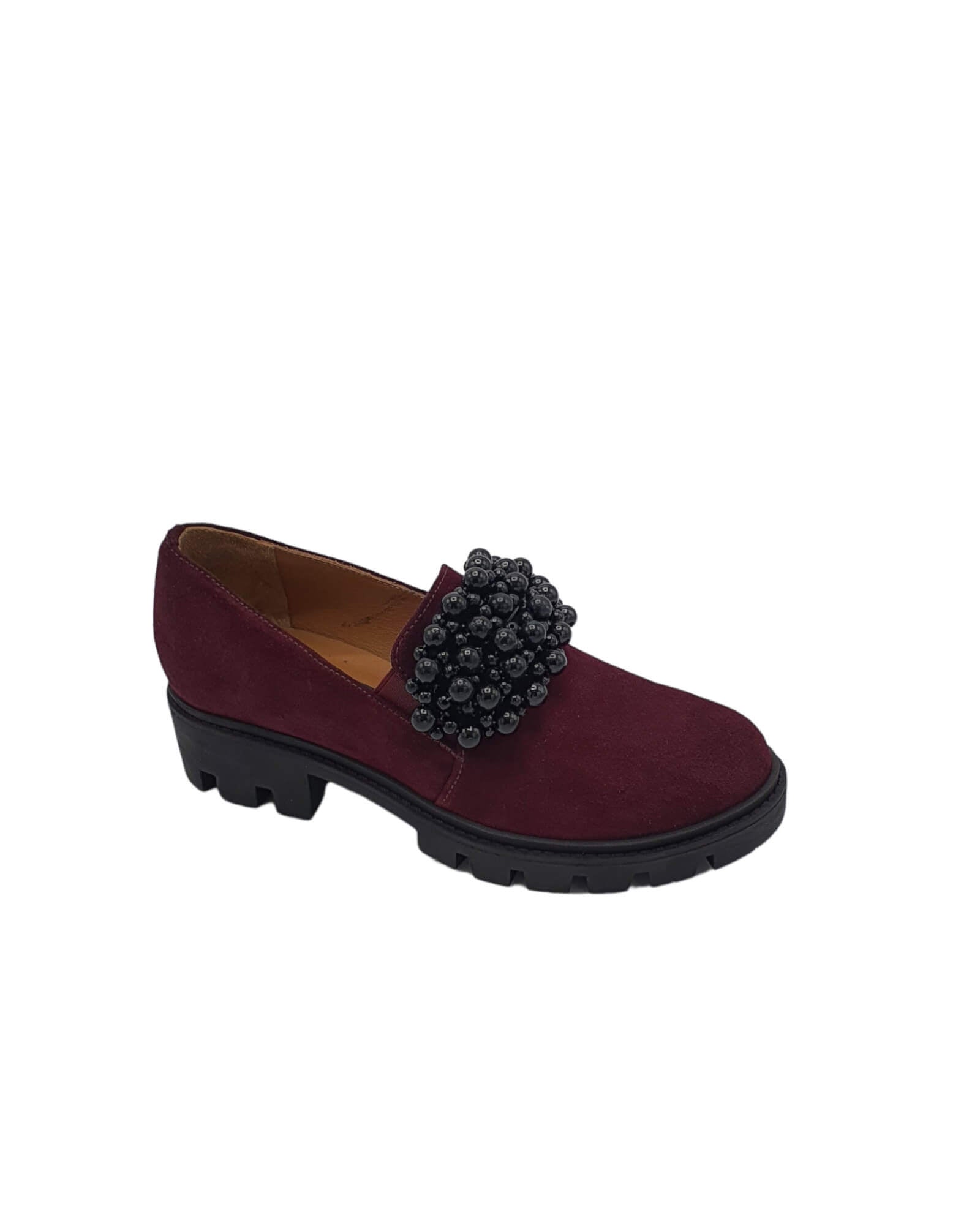 Pantofi din piele intoarsa Anya