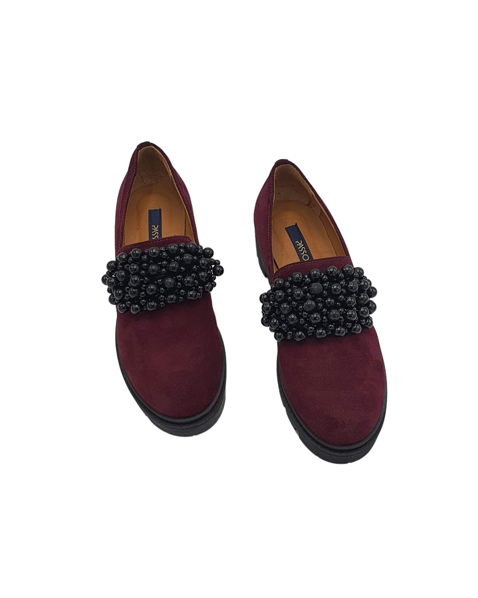 Pantofi din piele intoarsa Anya