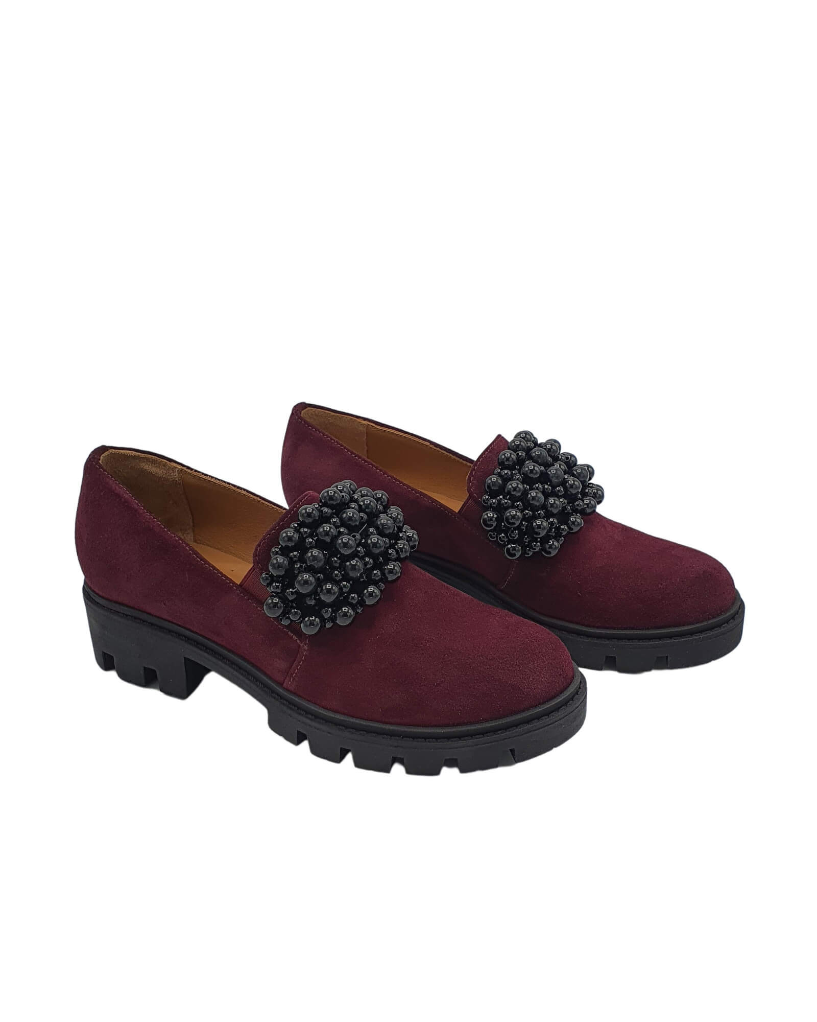 Pantofi din piele intoarsa Anya