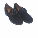 Pantofi din piele intoarsa AnyaBlack
