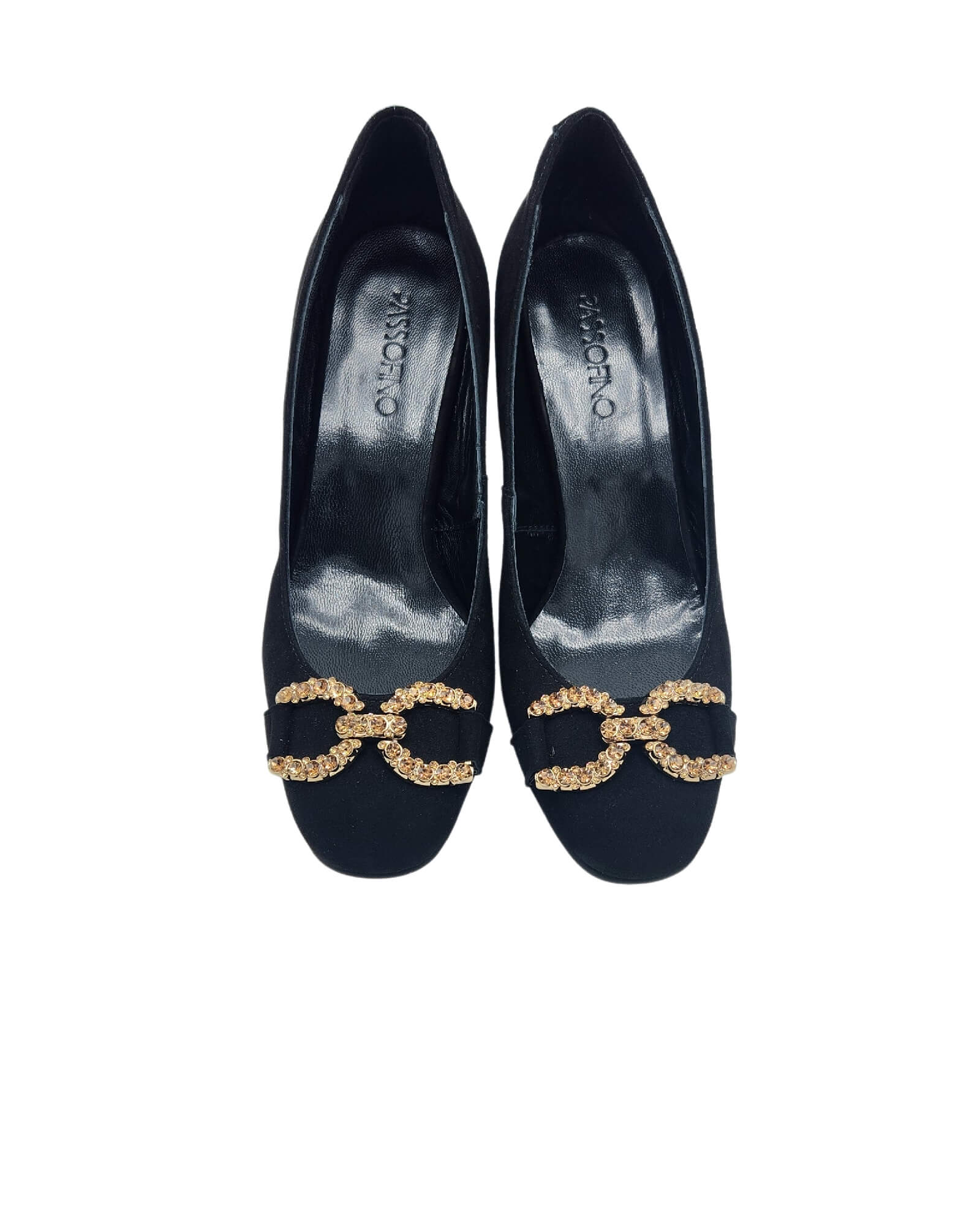 Pantofi din piele intoarsa cu accesoriu Nicole negru
