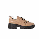 Pantofi din piele Nastasia Cappuccino