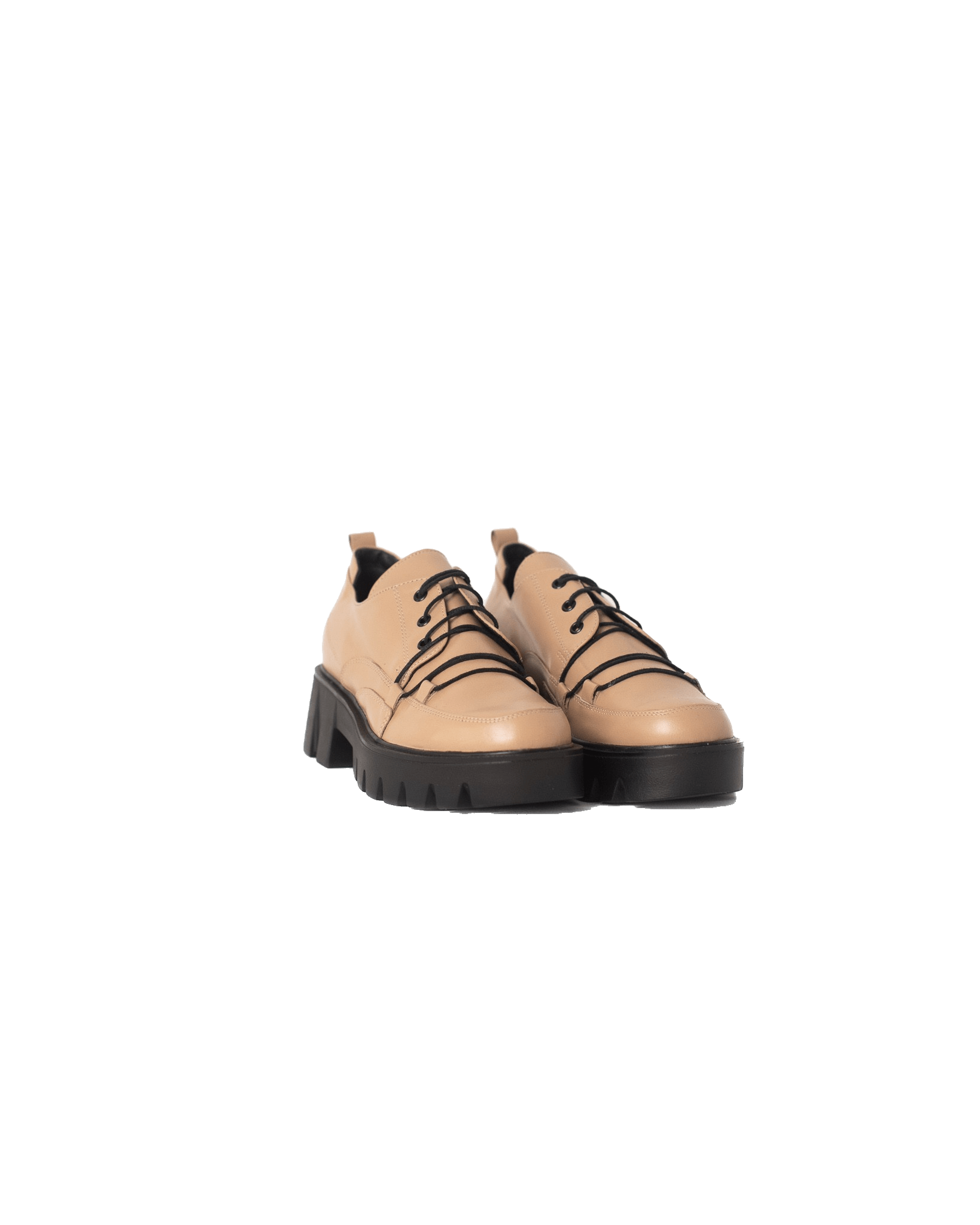 Pantofi din piele Nastasia Cappuccino