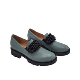 Pantofi din piele soft Anya Mint