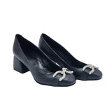Pantofi din piele soft cu accesorii Nicole negru
