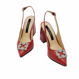 Pantofi eleganti cu accesoriu CybeleRed
