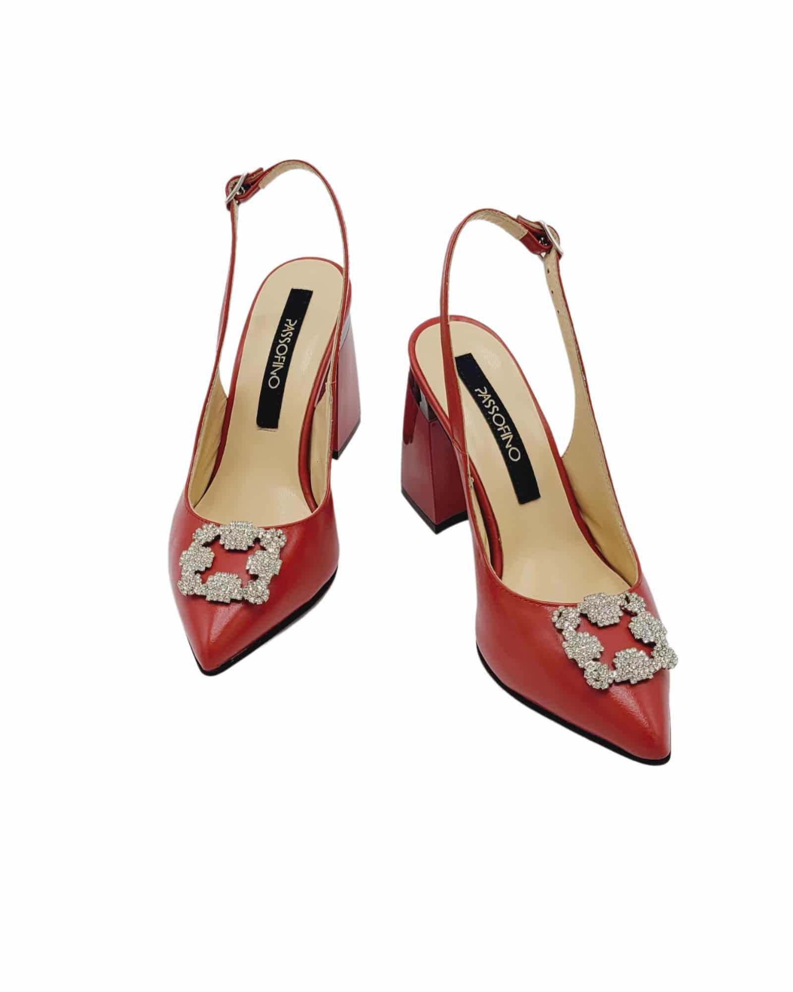 Pantofi eleganti cu accesoriu CybeleRed
