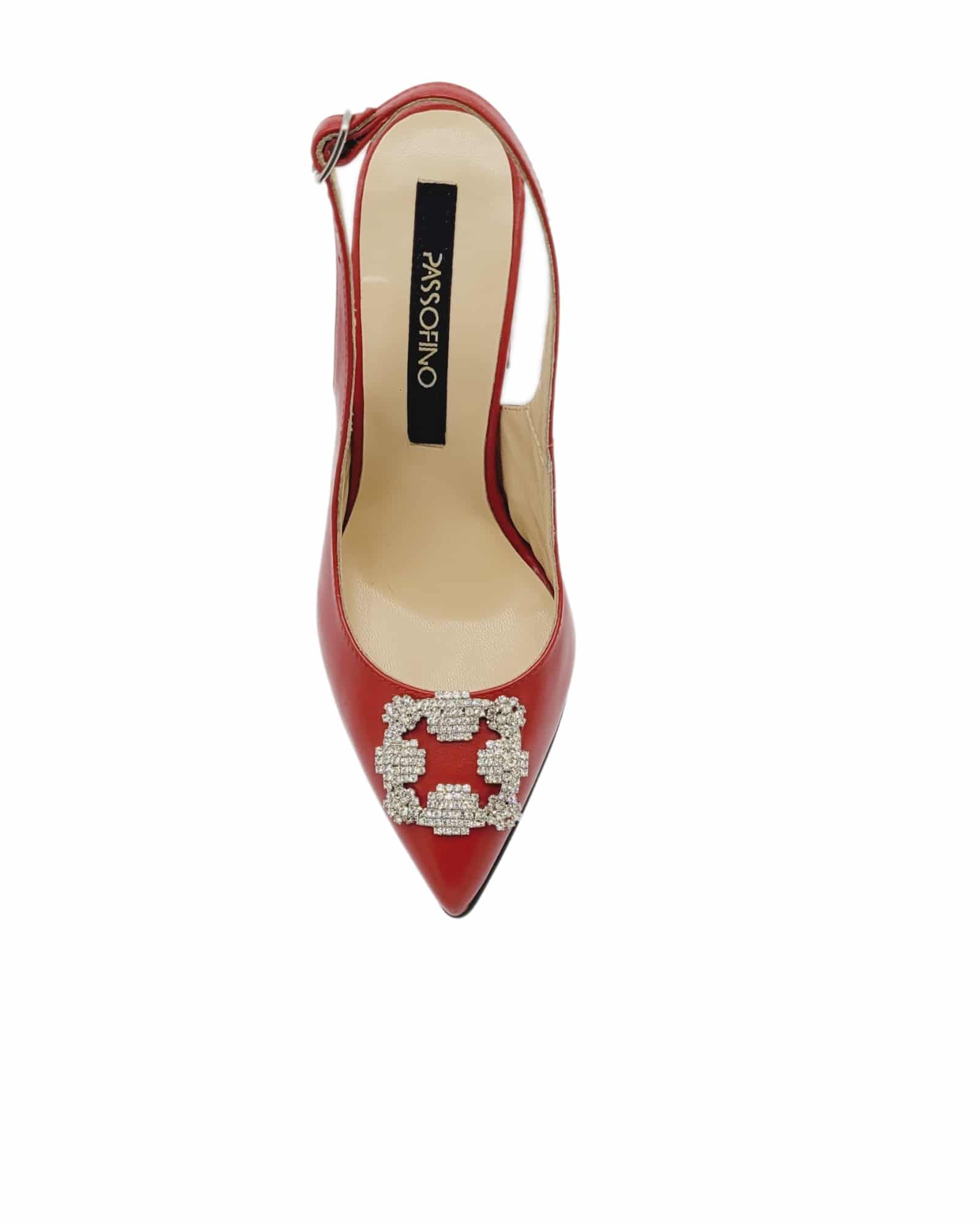 Pantofi eleganti cu accesoriu CybeleRed
