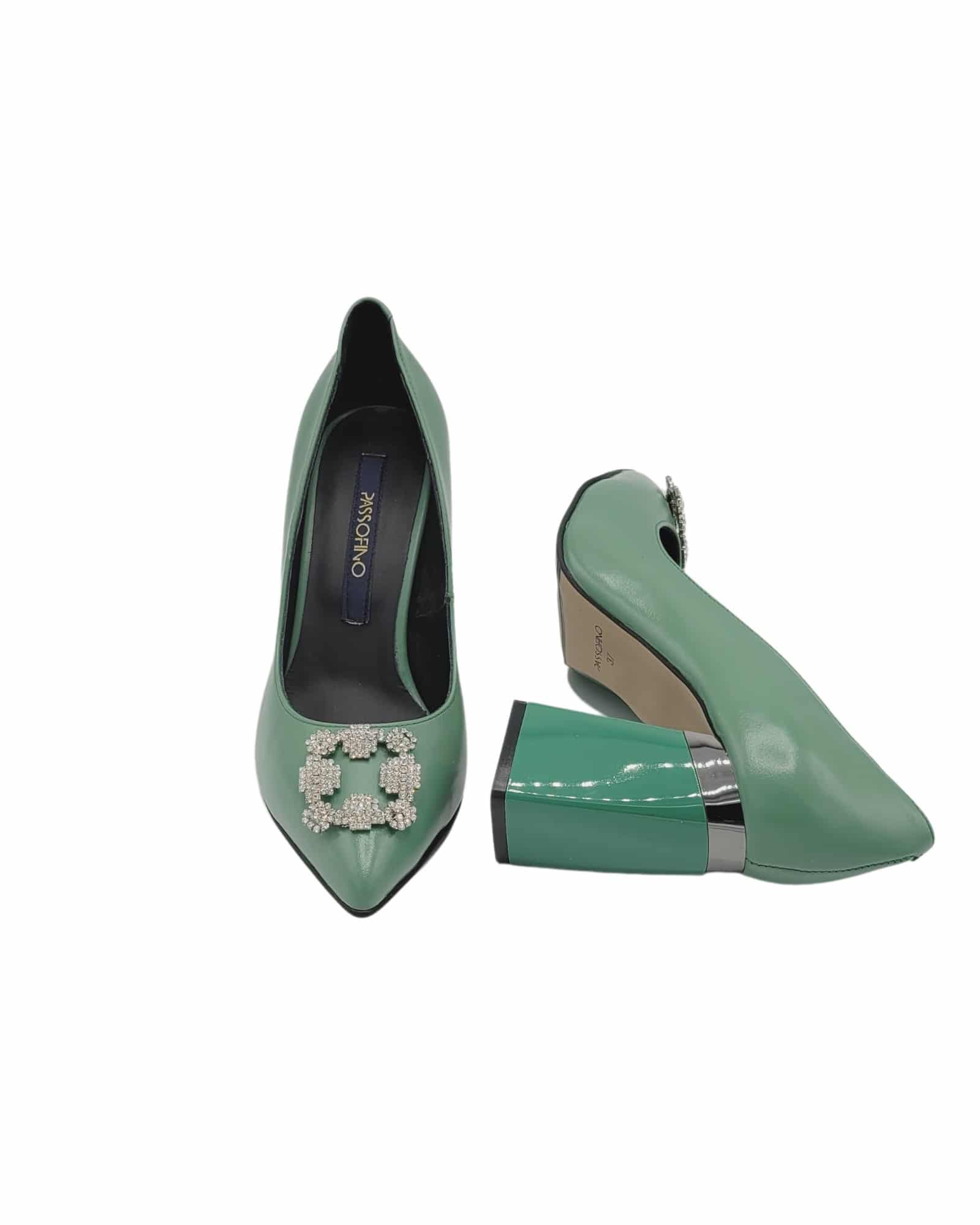 Pantofi eleganti cu accesoriu Lora Aloe