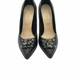 Pantofi eleganti cu accesoriu PF309-12 negru