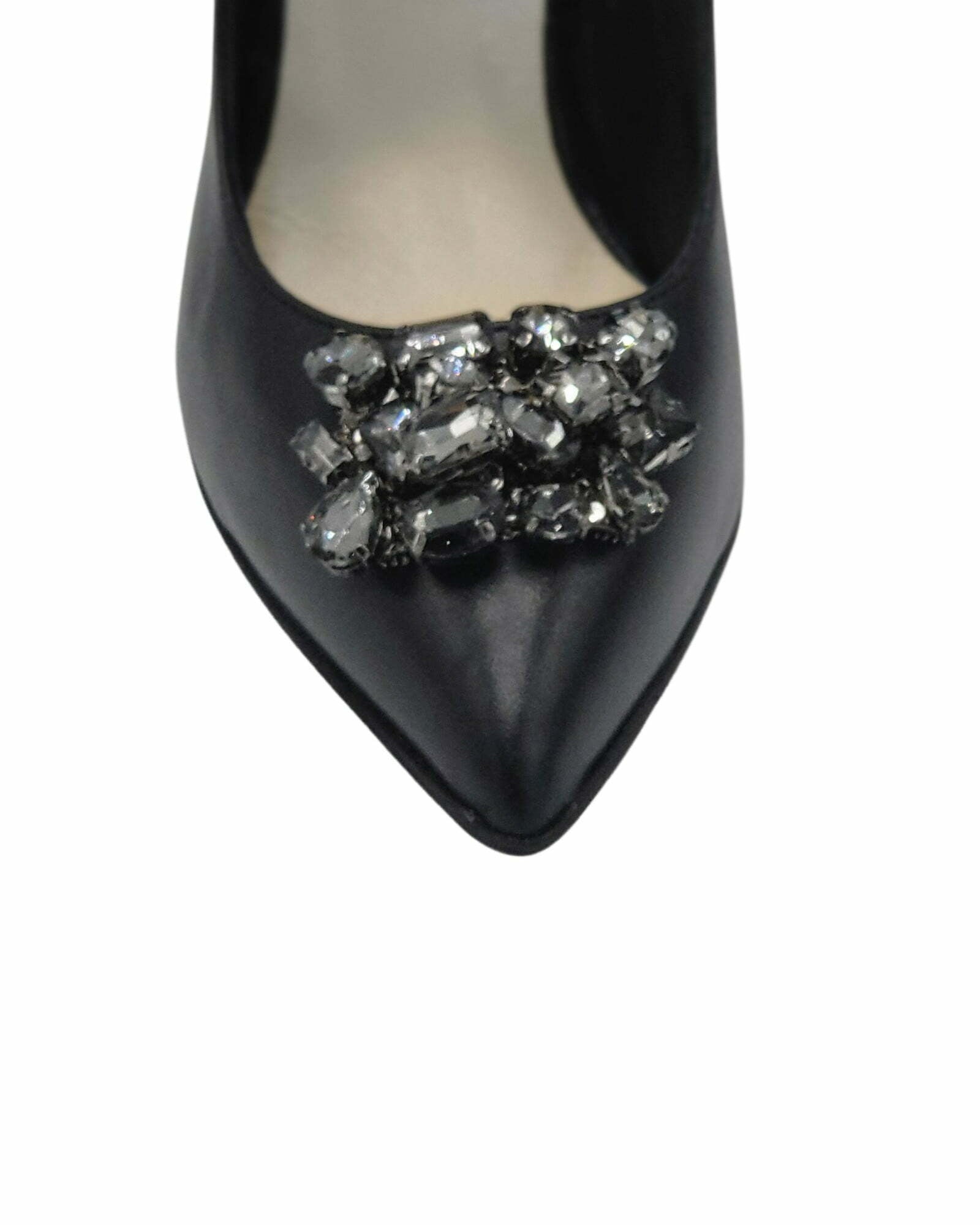 Pantofi eleganti cu accesoriu PF309-12 negru