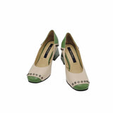 Pantofi eleganti cu tinte Karla Bej&Olive