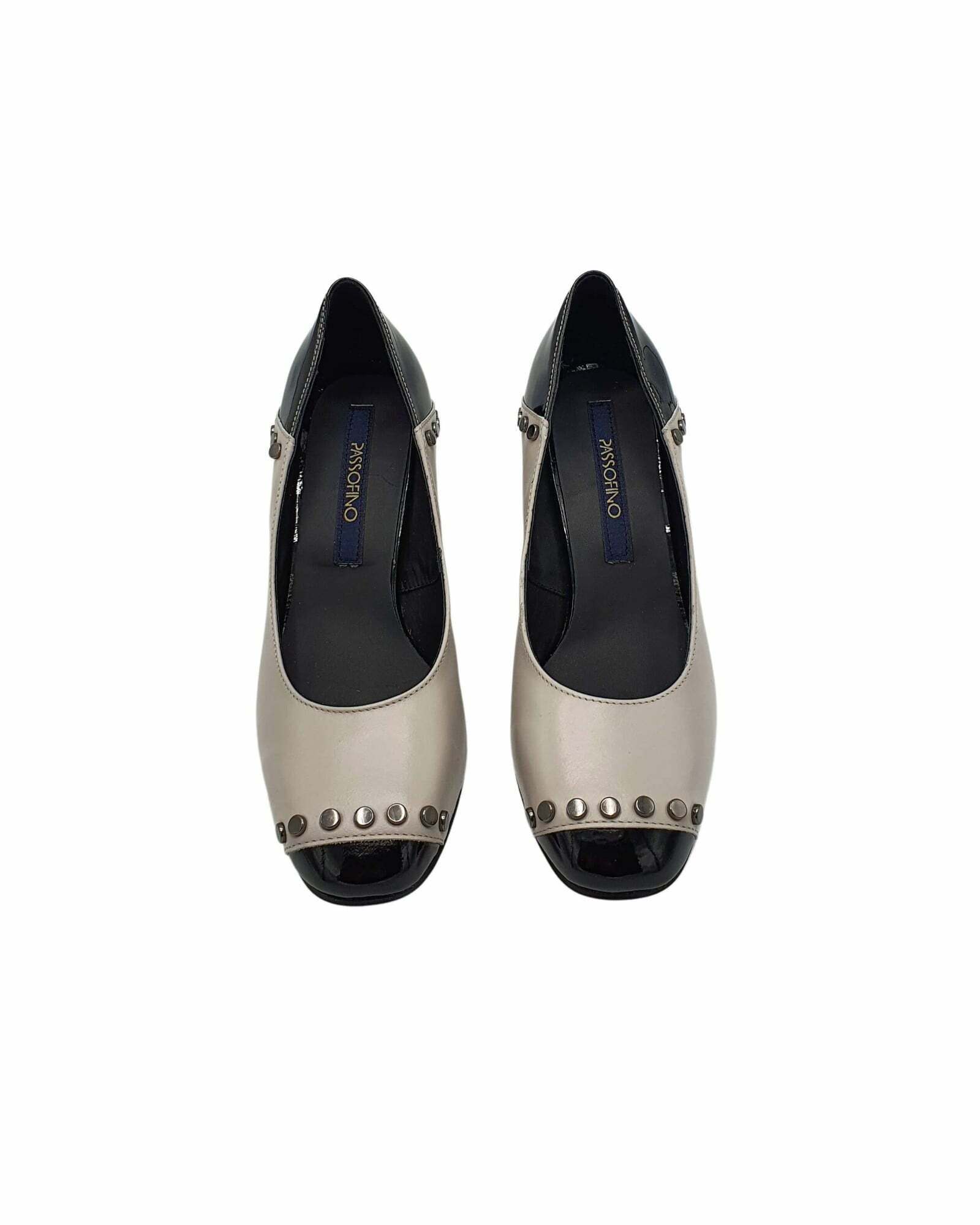 Pantofi eleganti cu tinte Karla Grey&Black