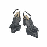Pantofi eleganti cu tinte Metallica Black