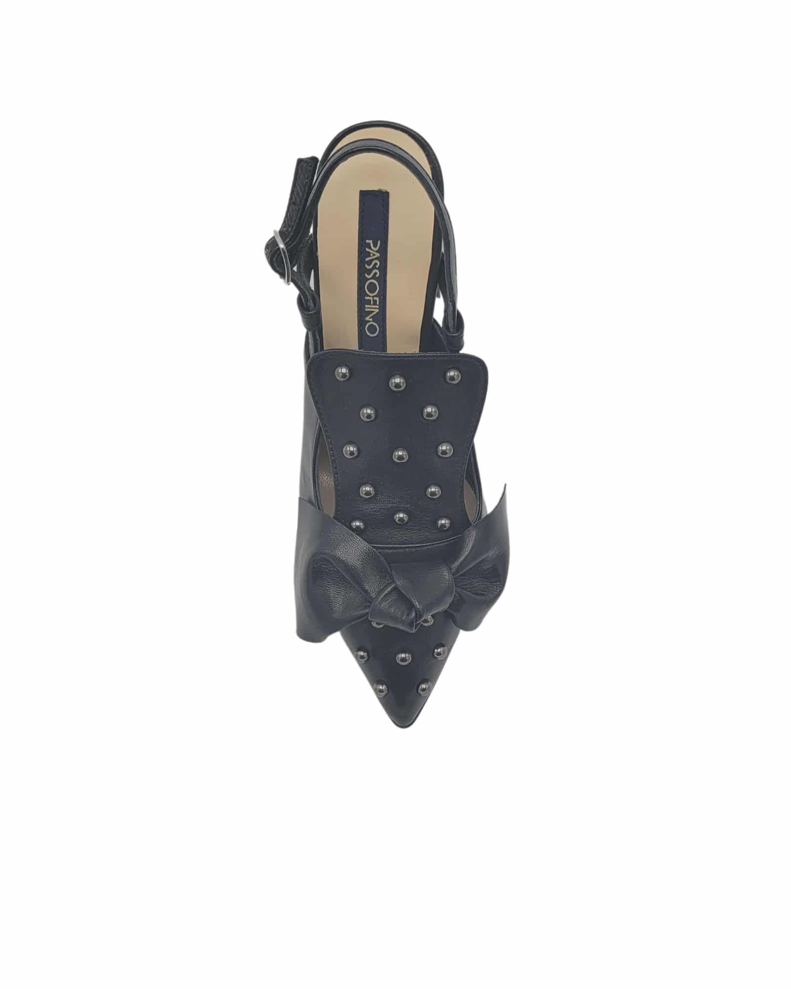 Pantofi eleganti cu tinte Metallica Black