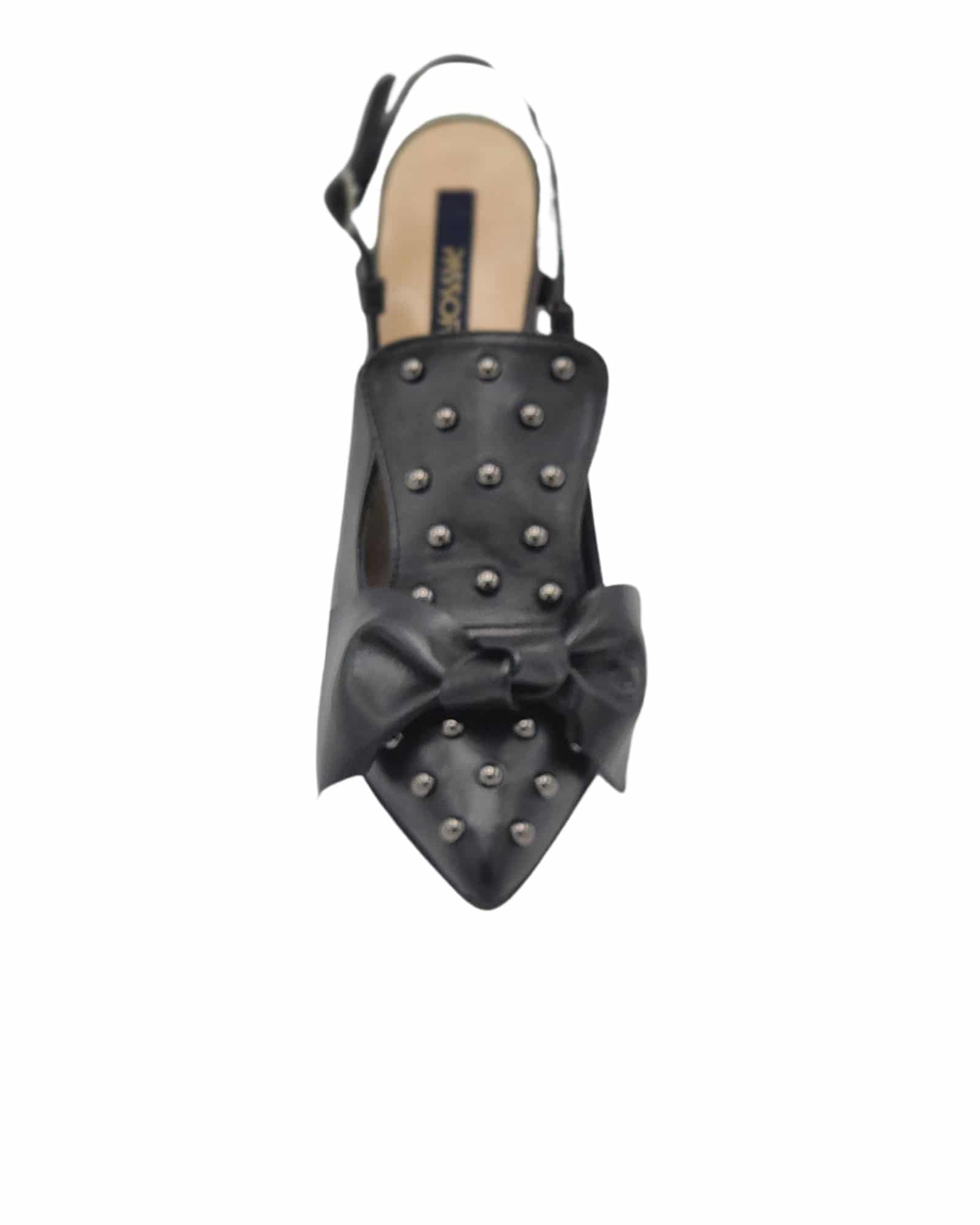 Pantofi eleganti cu tinte Metallica Black
