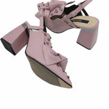 Pantofi eleganti cu tinte Metallica Lila