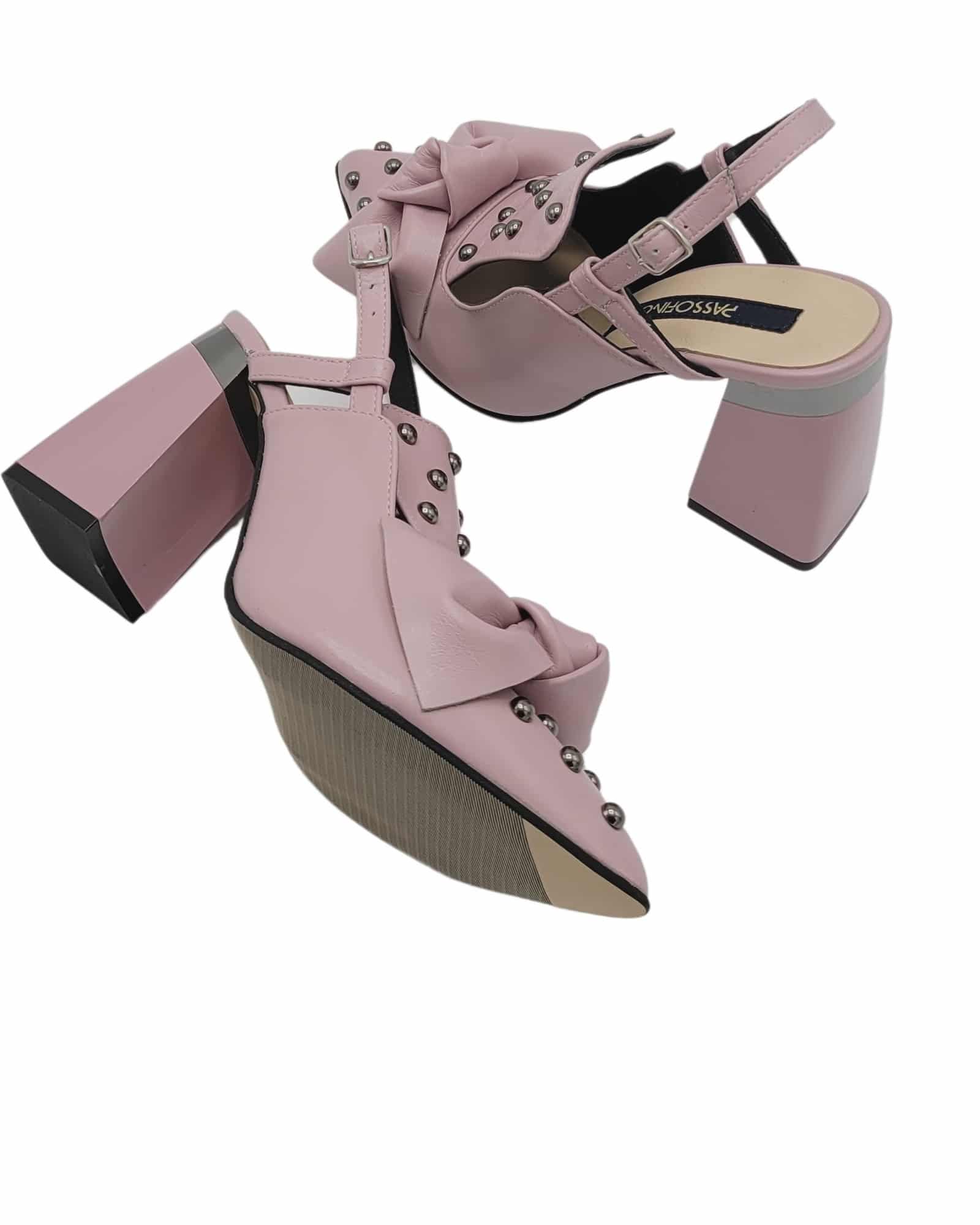 Pantofi eleganti cu tinte Metallica Lila