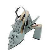 Pantofi eleganti cu tinte Metallica Mint