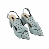 Pantofi eleganti cu tinte Metallica Mint