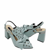 Pantofi eleganti cu tinte Metallica Mint