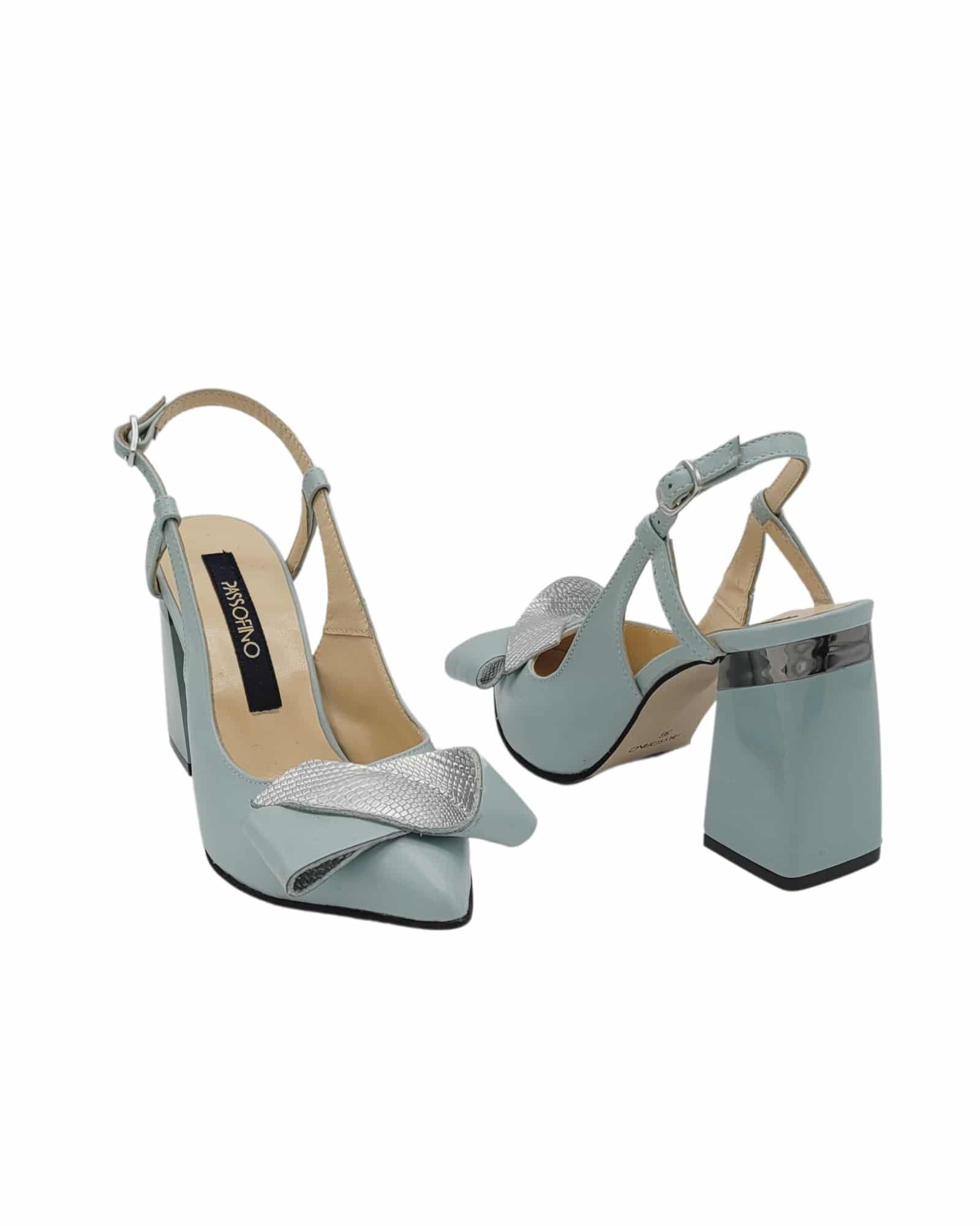 Pantofi eleganti decupati Jamila Mint