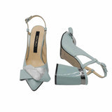 Pantofi eleganti decupati Jamila Mint