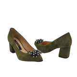 Pantofi eleganti-office Carina Olive
