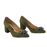 Pantofi eleganti-office Carina Olive
