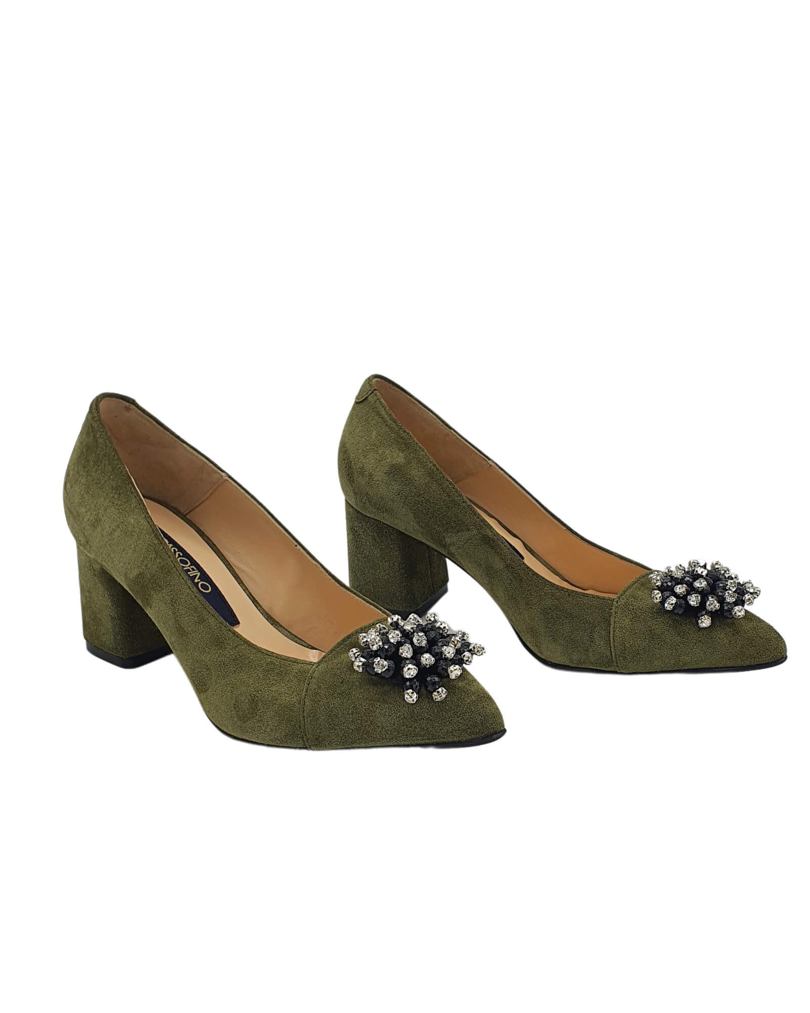 Pantofi eleganti-office Carina Olive
