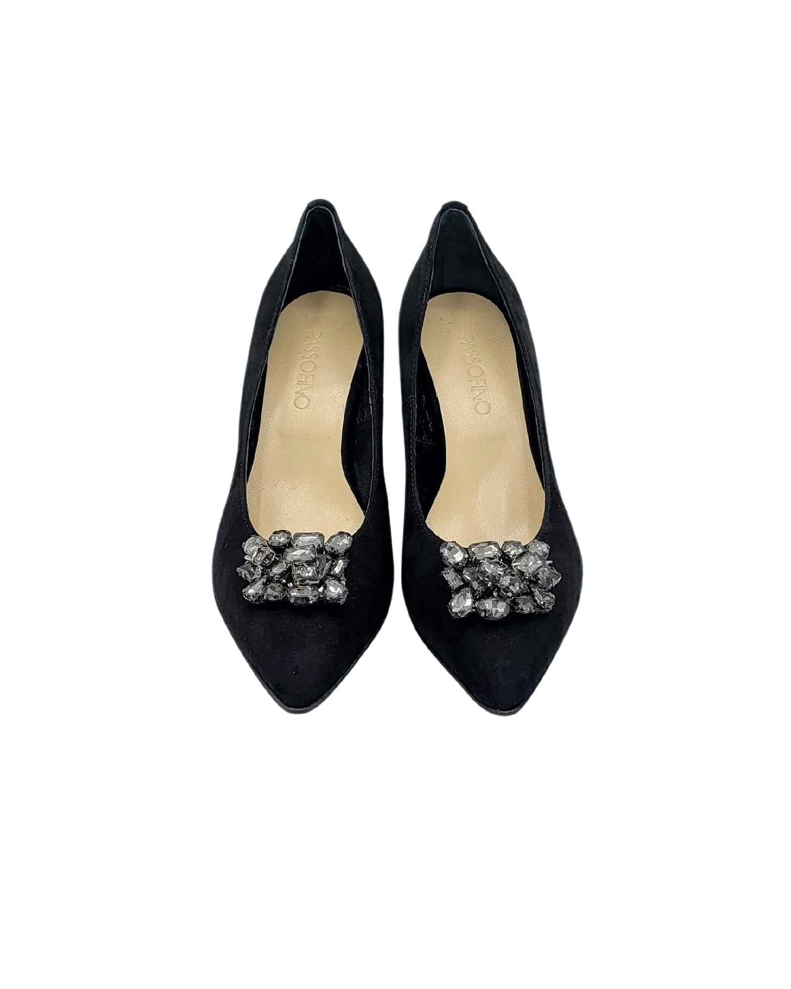 Pantofi eleganti-office cu accesoriu PF168-21 negru
