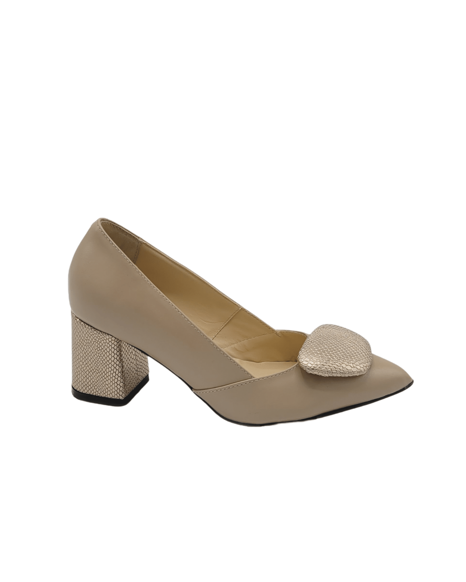 Pantofi eleganti-office Malvina Cappuccino
