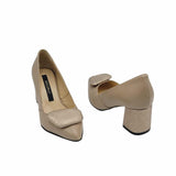 Pantofi eleganti-office Malvina Cappuccino