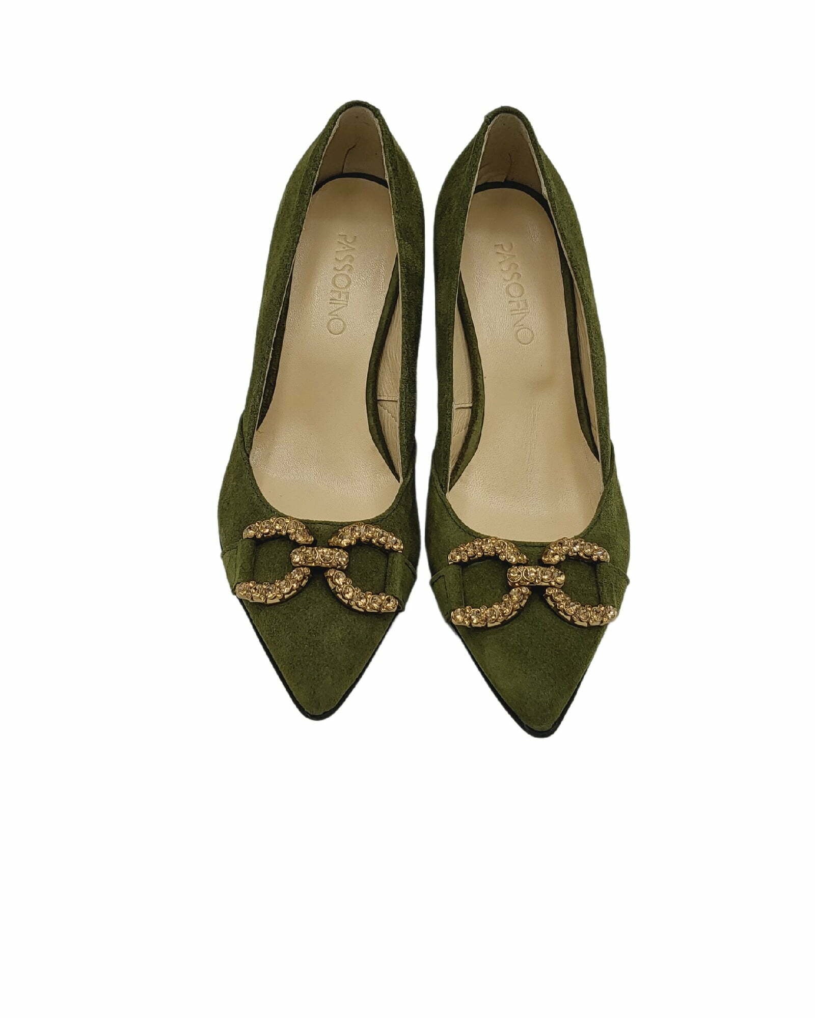 Pantofi eleganti-office PF168-20 olive