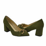 Pantofi eleganti-office PF168-20 olive