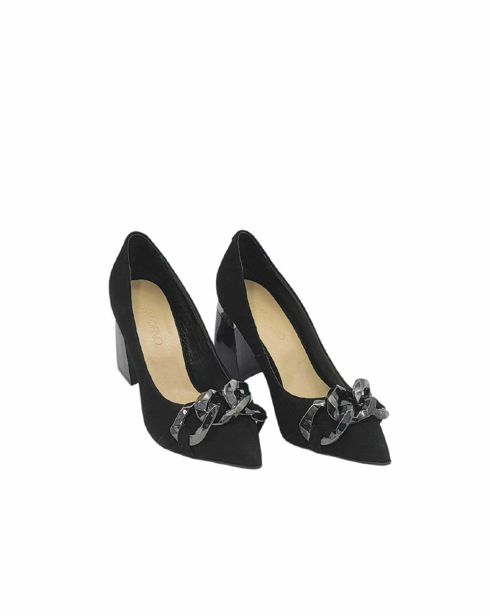Pantofi eleganti PF309-13 negru