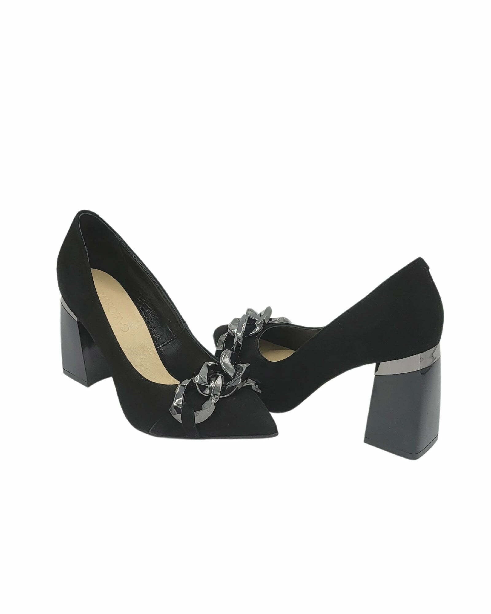 Pantofi eleganti PF309-13 negru