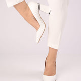 Pantofi eleganti PF309-3 alb