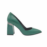 Pantofi eleganti PF309-3 verde inchis