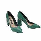 Pantofi eleganti PF309-3 verde inchis