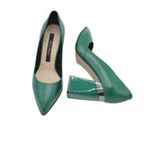Pantofi eleganti PF309-3 verde inchis