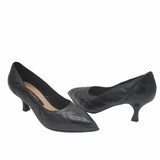 Pantofi negri cu toc modern PF0245-1