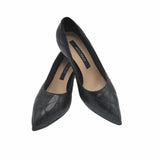 Pantofi negri cu toc modern PF0245-1