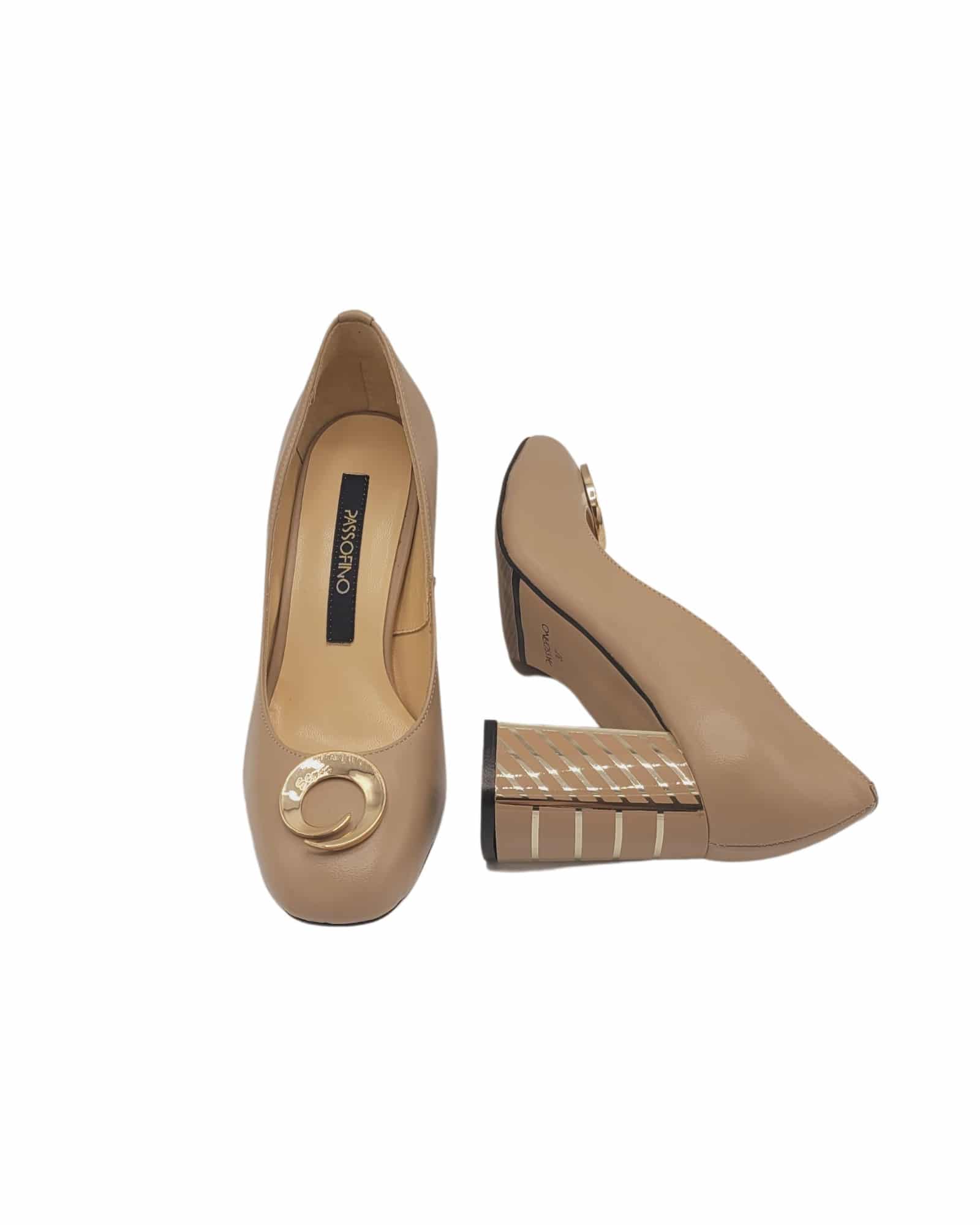 Pantofi office Amira Cappuccino