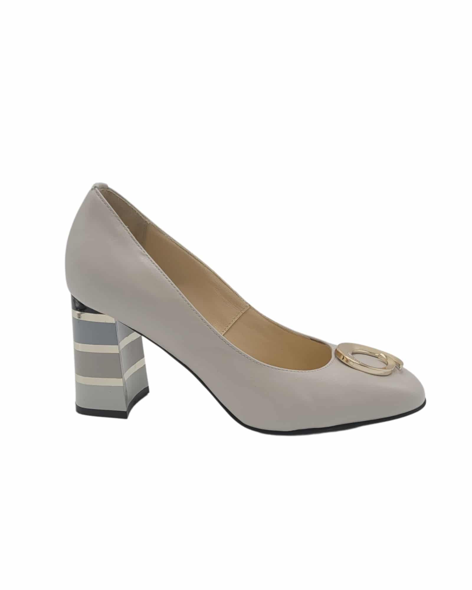 Pantofi office Amira Grey