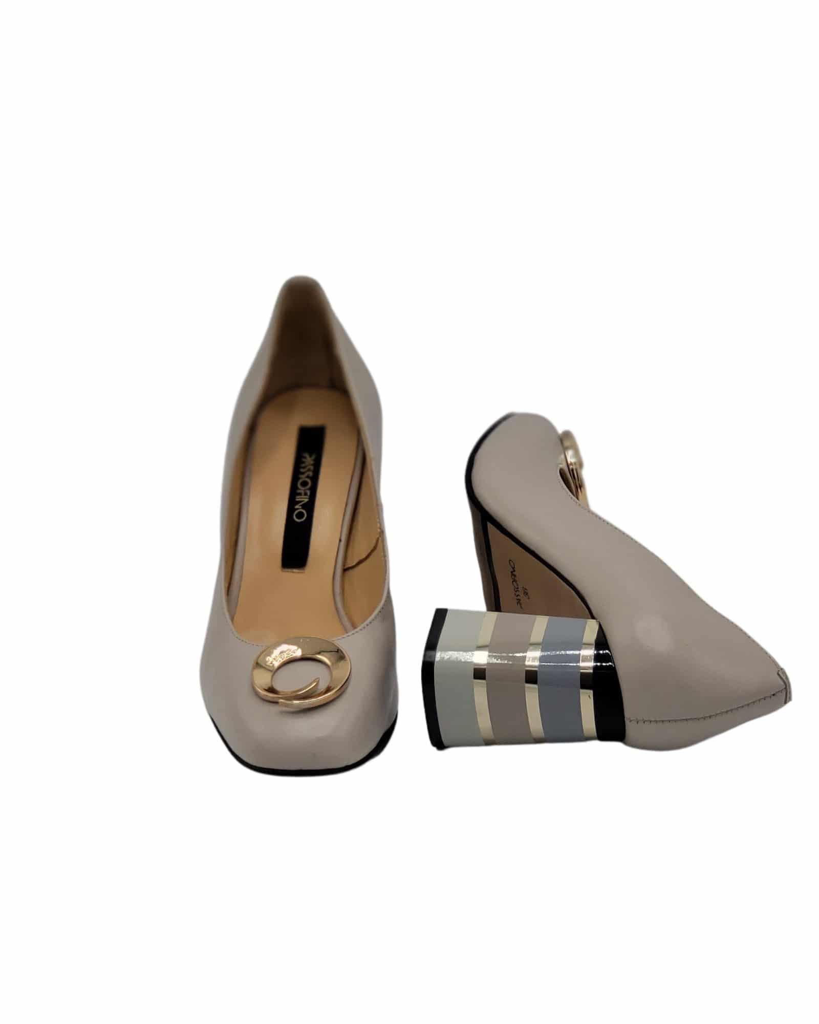 Pantofi office Amira Grey