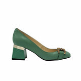 Pantofi office comozi cu accesoriu PF303-10 aloe