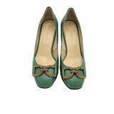 Pantofi office comozi cu accesoriu PF303-10 aloe
