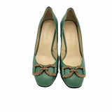 Pantofi office comozi cu accesoriu PF303-10 aloe