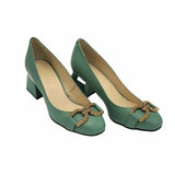 Pantofi office comozi cu accesoriu PF303-10 aloe